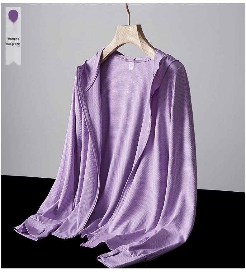 Unisex Sommer Kapuzen-UV-Schutz Strickjacke