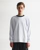 Eoneopegtideuesensyeol Ringer Long Sleeves / L.Grey Melange