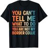 Border Collie Art For Men Women Kids Border Collie Lover T-Shirt(5)