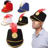Proteção Solar Chapéu de Banda Marcial Fantasia Chapéu de Regente Chapéu de Porteiro Chapéu de Uniforme Festival Fantasia