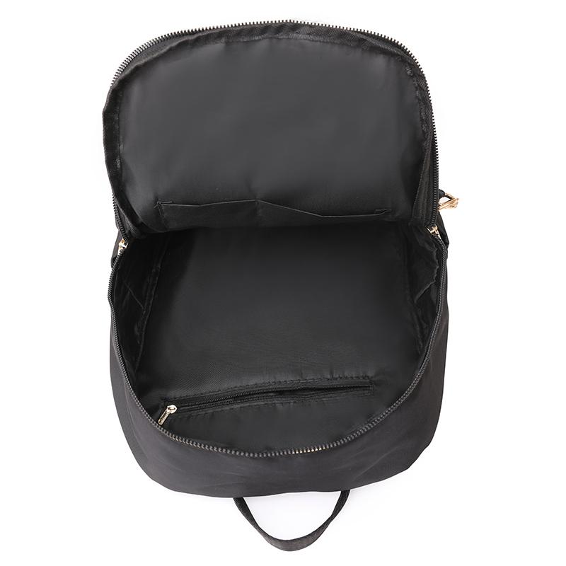 Einfarbiger Rucksack mit Umhängetasche Damen Reise-Rucksack-Set Pendler Studenten Schultasche