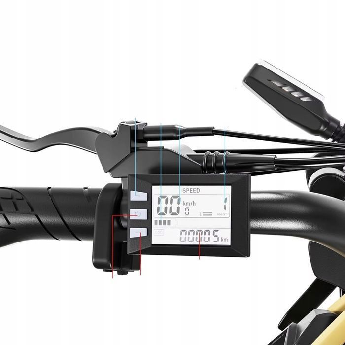 Bicicletta elettrica - JANSNO - X70M - Motore 750W - Doppia batteria 48V - 80 km di autonomia - nero - Velocità max 45km/h