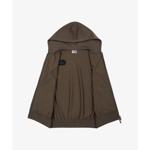 The North Face Drop Shoulder Hooded Zip Long Sleeve Sweatshirt Unisex sweatshirt NJ5JS50L