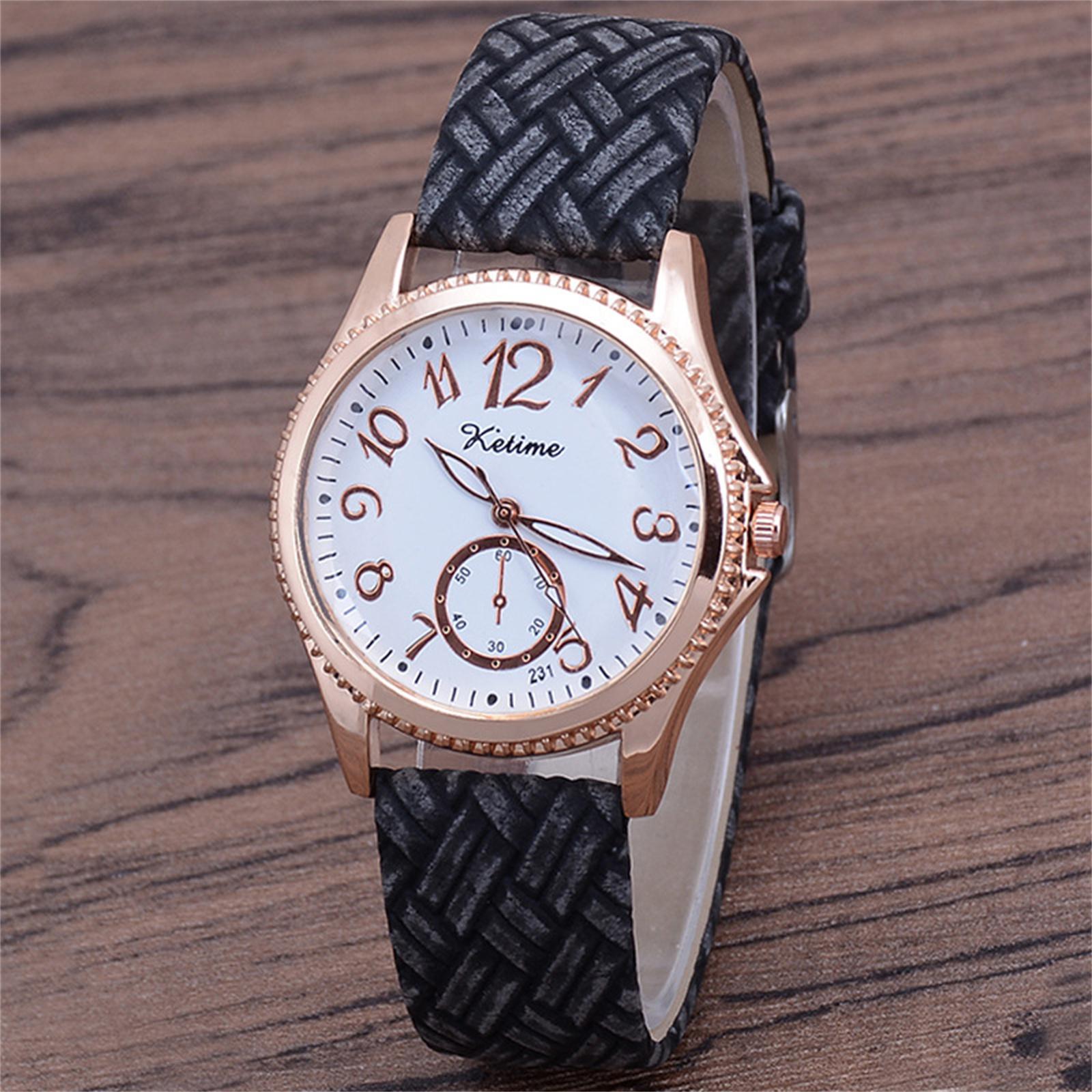 

Женские модные кожаные часы One Size