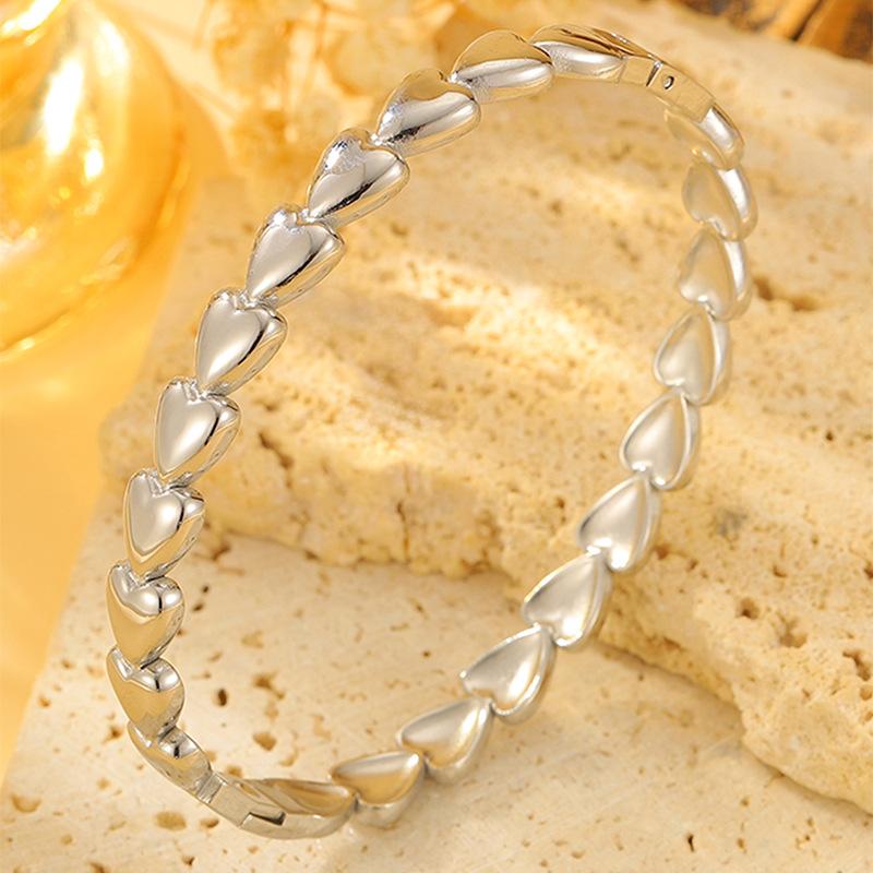 Korean Version of Ins Love High-end Versatile Light Luxury Versatile Buckle Bracelet