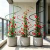 Iron Plant Trellis Indoor Stackable Plant Trellis Climbing Plant Small Plant Climbing Trellis for Potted Plant Climbing