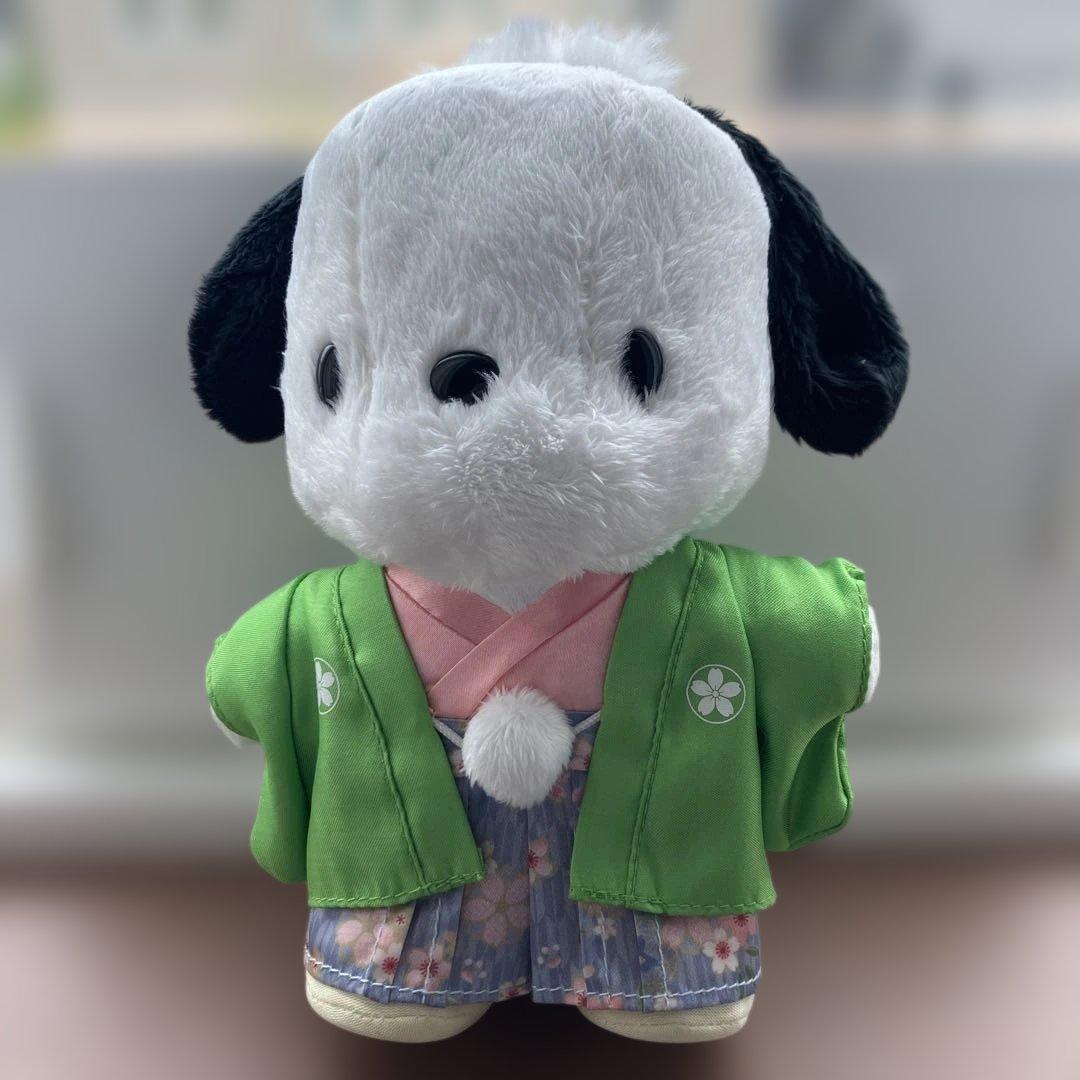 [Sanrio] Pochacco Plush Sakura Kimono Doll