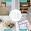 Bathroom Storage Organizer 25PCS Clear Plastic Drawer Bins for Makeup Kit Cosmetics Skincare Multi Size Tub