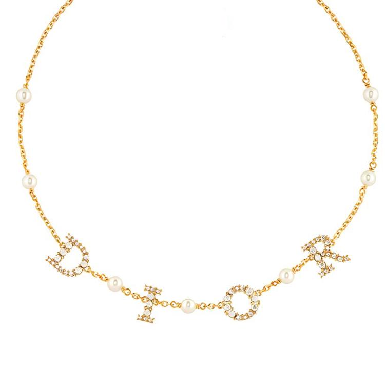 

Dior Logo Design Necklace Women necklace Gold N3278WOMCY F,Gold