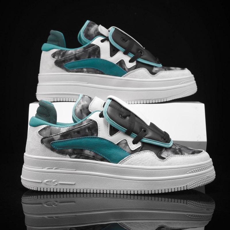 

Autumn Designer New Pattern Casual Shoes Thick Bottom Superior Quality Trendy Shoes Sneakers for Men Zapatos Altos Hombre 39