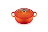 Le Creuset Japanische Cocotte, 18 cm, Orange, Gusseisen-Emaille-Topf, Gas-, Induktions- und Backofenkompatibel [Offizielles Japanisches Produkt]