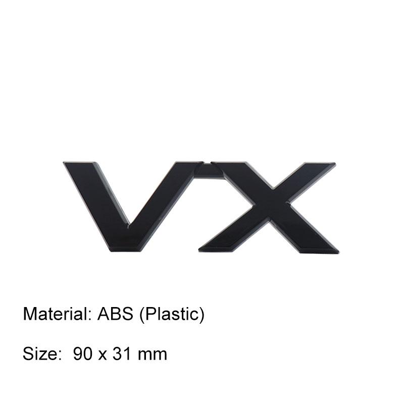 3D Premium ABS TX TX.L VX VX.L Aufkleber Heckstoßstange Plakette Auto Heckklappenemblem Zubehör Außendekoration