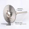 7-Piece High-Speed Steel Cutting Discs Set for Wood, Plastic & Metal, 3.2mm Shank Rotary Tool Blades