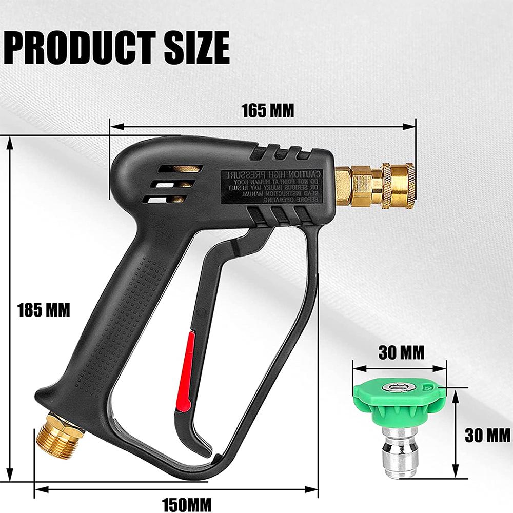 Pistola de lavagem de alta pressão para lavagem de carros WaterGun para mangueira de limpeza de carros Conector para Parkside Karcher Nilfisk Bicos de conexão rápida