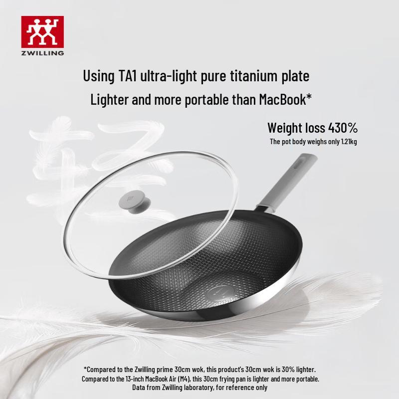 ZWILLING Pure Titanium Non-Stick Wok
