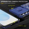 For Samsung Galaxy S26 Case Kickstand Slide Lens Lid PC + TPU Drop-Proof Phone Cover