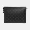 [Usado] Louis Vuitton Pochette Voyage MM 'Lona Monograma Eclipse Preta' - Muito Bom #17BI1V2