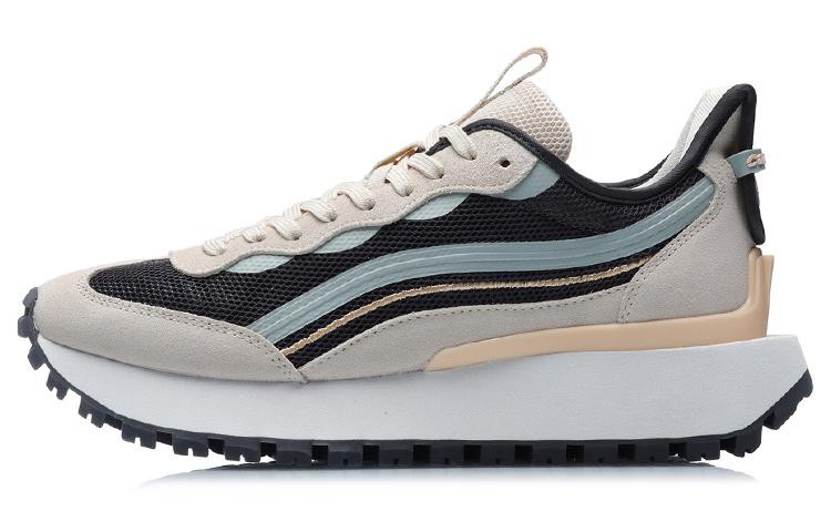 Li Ning CF Casual Shoes Women s Low Top Apricot/Blue/Black AGCR278-5 39