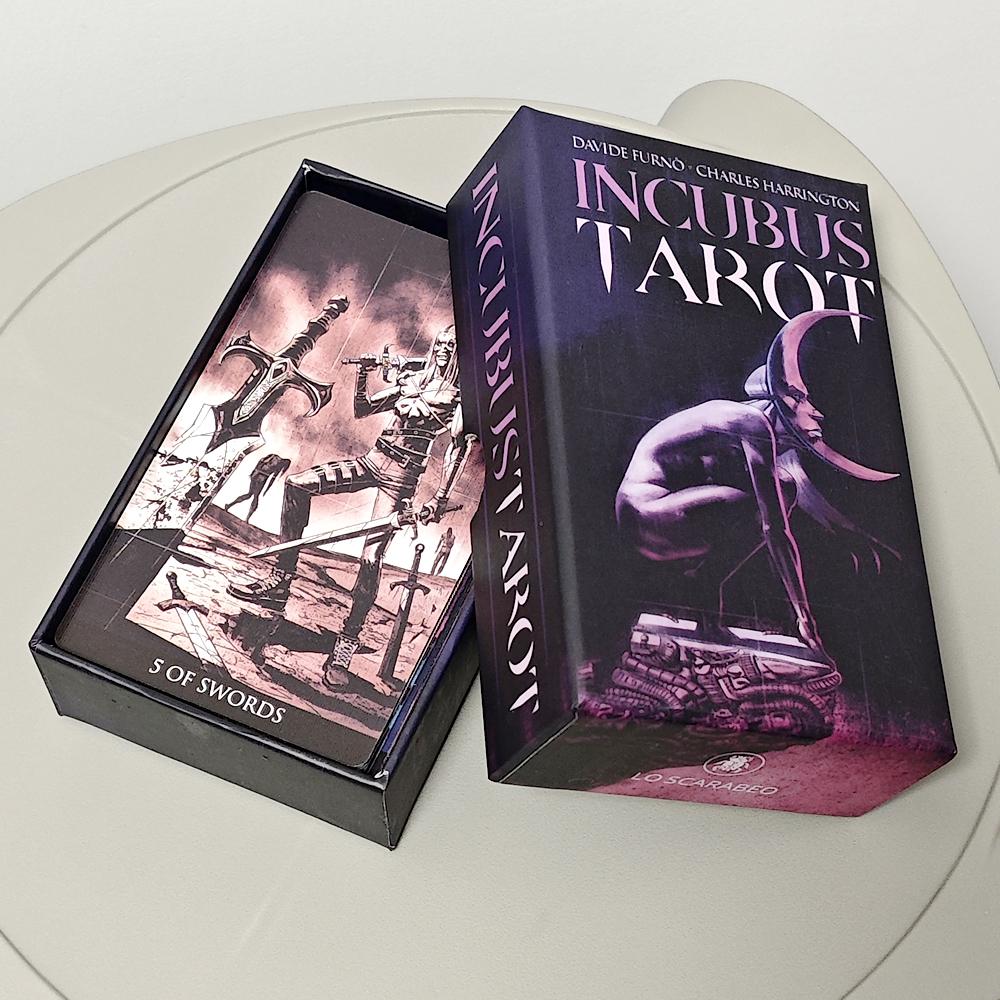 Incubus Tarot Deck 12*7cm 78 Pcs Nightmare-themed Tarot Cards Based On Rider Waite System