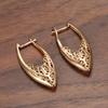 Kinel Rose Gold Long Drop Earrings For Women Luxury Wedding Earrings