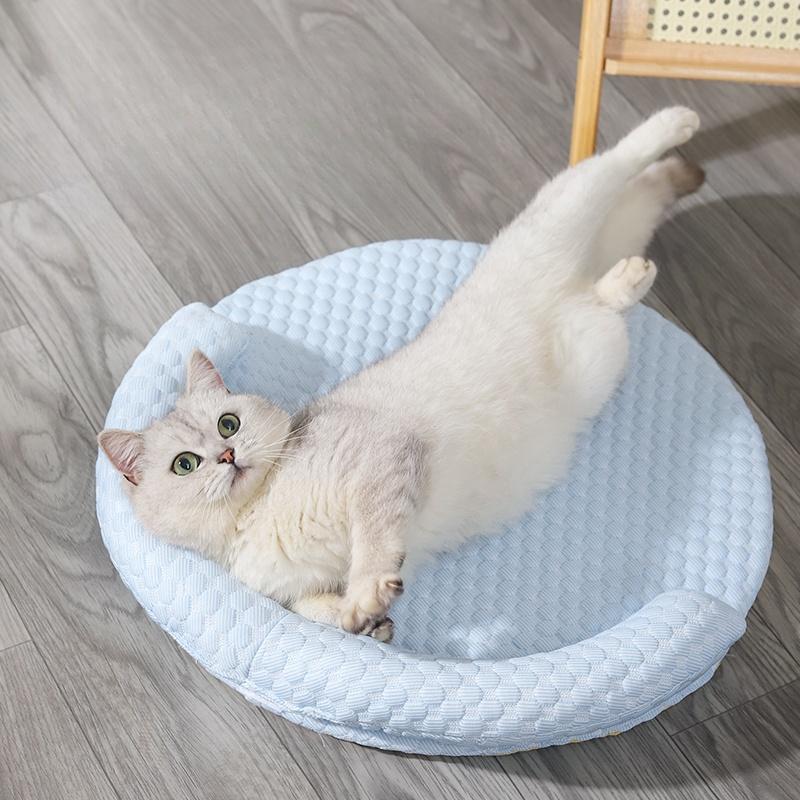 Summer Cat Ice Bean Mat Cold Cat Mattress With Cooling Bite And Scratch Resistant Pet Bed Suitable For Medium Sized Dog