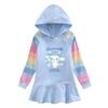 Autumn 2026 Girls' Hooded Sweatshirt Dress for Toddlers & Young Kids - Spring/Autumn Style