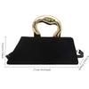 French Style Light Luxury Large Capacity, New Minimalist Design Casual Metal Hand-held Shoulder Crossbody Bags for Women