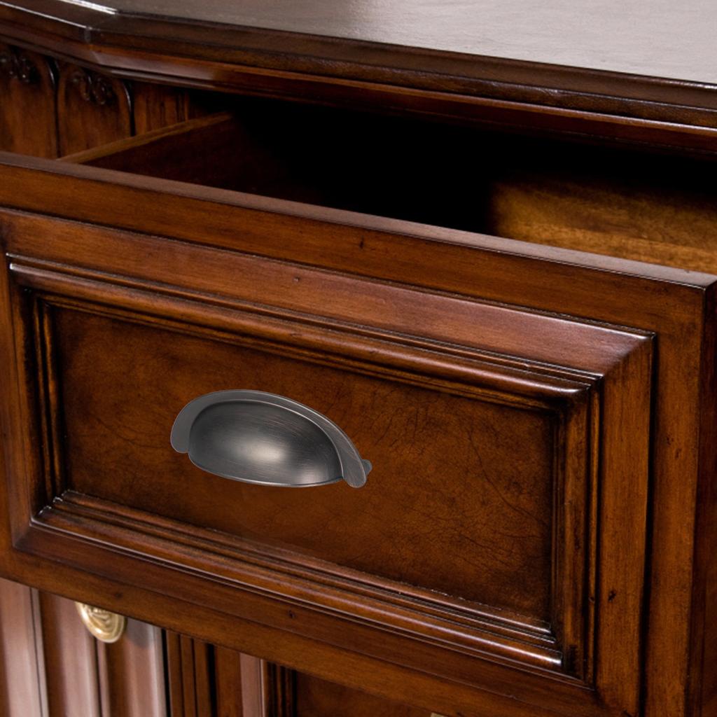 Semi-Round Cabinet Drawer Pull Handle Sleek Minimalist Design Easy Installation Multiple Colors Kitchen Bedroom Bathroom