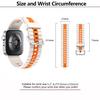 KALEBOL Silikonband für Huawei Watch Fit 4 Pro/Fit 4/Fit 3 Zweifarbiges Ersatz-Uhrenarmband