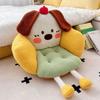 Kawaii Plush Cushion for Chair Soft Stuffed Animal Back Cushion Comfy Armchair for Kids Living Room Bedroom Decor