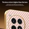 For OnePlus Ace 3 Pro 5G Phone Case Carbon Fiber Textured Electroplated TPU Back Cover