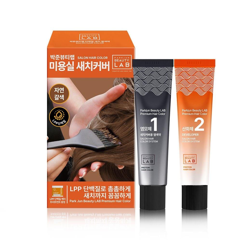 PARKJUN BEAUTY LAB Beauty Salon Satch Cover Dye Natural Brown 120g
