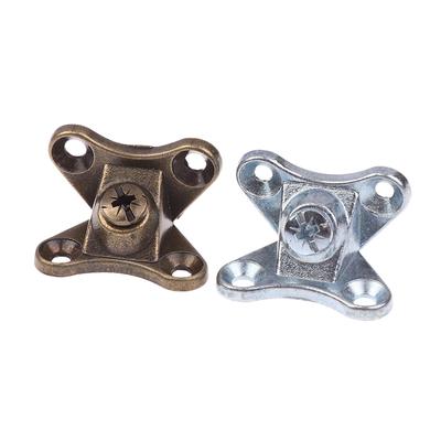 New 6/10 Set Removable Corner Bracket Zinc Alloy Butterfly Corner Bracket With Screws - Support Connectors For Furniture Drawers