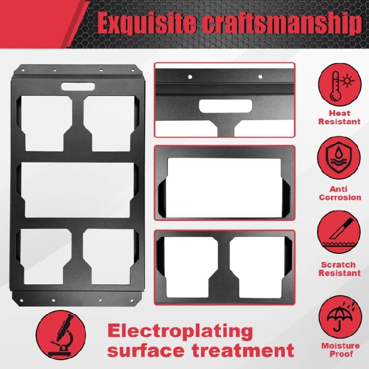 Packouts Wall Mount Metal Mounting Base Storage Toolboxes on Wall or Floor Half Width Plate for Tool Organization