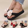 Ladies Fashion Summer Solid Color Suede Flower Decorative Open Toe Microwavable Slippers Women Womens Fuzzy Slipper Socks Goats