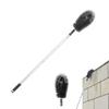 HAPPY SUGAR Gutter Cleaning Exterior Wall Cleaning High Gutter Cleaning High Places Telescopic Extension Eaves Groove Brush 1 Replacement Brush Brush,