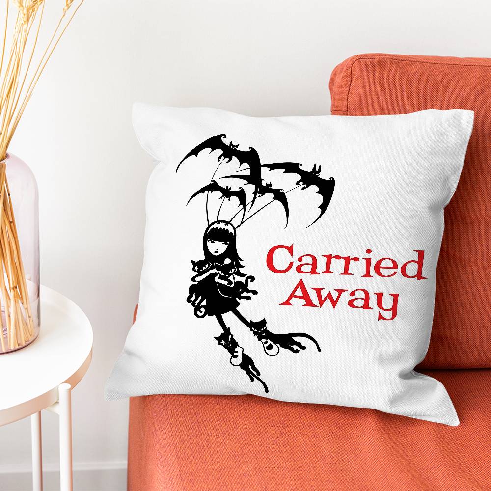 EEmily The Strange Pillow Case Plush Fabric Soft Pillowcase Double Sided Print Cushion Cover Household Gifts
