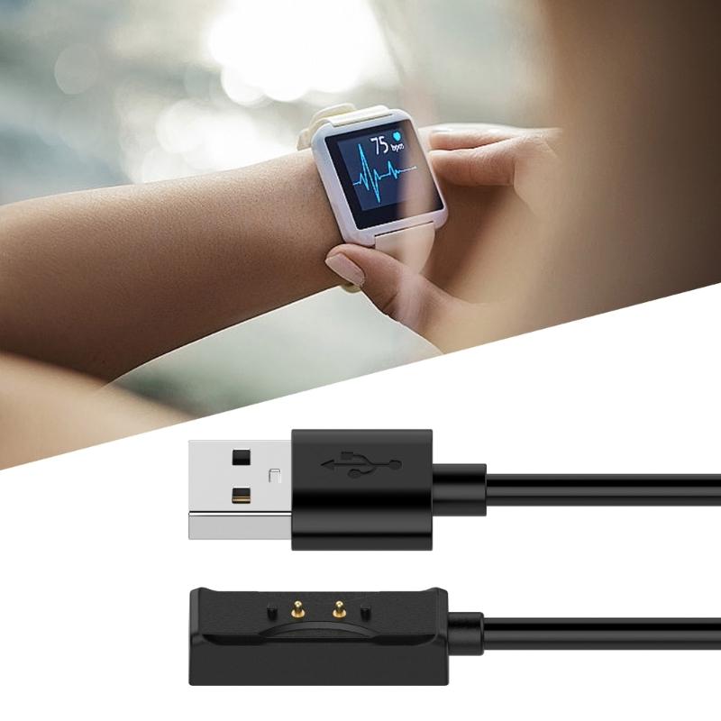 USB Chargers Adapters 2 Pin USB Charging Cable Power Chargers for COROS Heart Rate Monitors