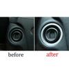 For Benz C-Class 2007-14 Car Engine Start Stop Button Cover Trim Silver Titanium