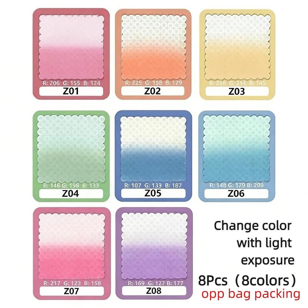 Temperature Change Perler Beads 5/8 Colors Melting Beads Color Change Fuse Beads Kit Gifts