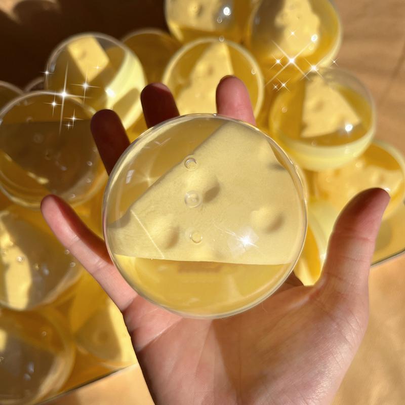 **Erwachsenen Quetschspielzeug Simulation Käse Quetschspielzeug Weich Niedlich Dekomprimierend Kneten Käse Klebrig Langsamer Rückprall**