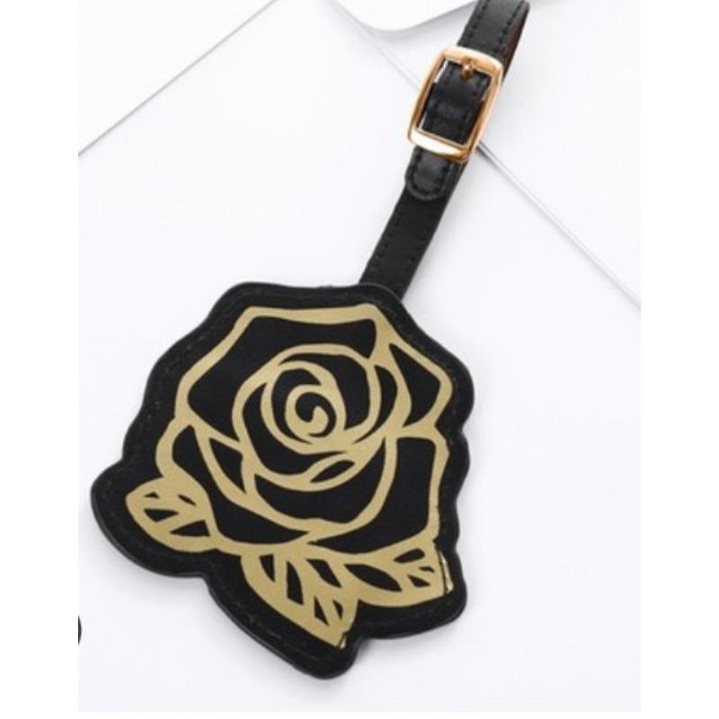 Cestovní doplňky Kreslený Roztomilé zvíře Kočka Štítek na zavazadla Kožený kufr ID Adresa Držáky na zavazadla Štítek na palubu Přenosný štítek