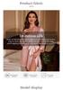 Mid-Sleeve Imitation Silk Women's Tassel Belted Bathrobe Summer Cardigan Pajamas