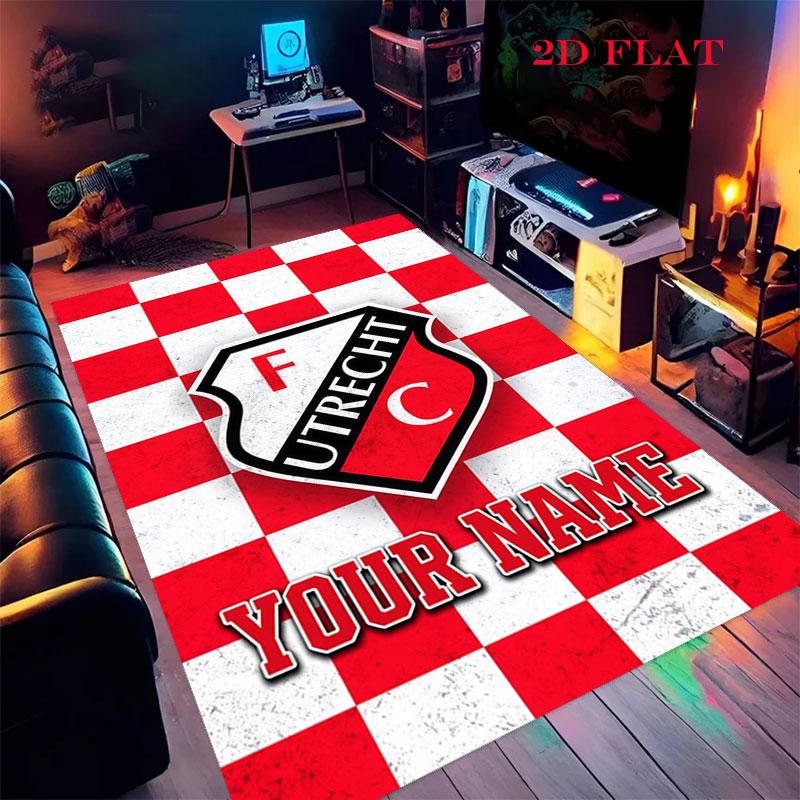 Custom Fc Utrecht Carpet Rug for Living Room Bedroom Home Sofa Decoration,Kids play Nonslip Floor Mat