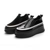 2024 Spring/Autumn Women's British Platform Slip-On Shoes with Thick Sole