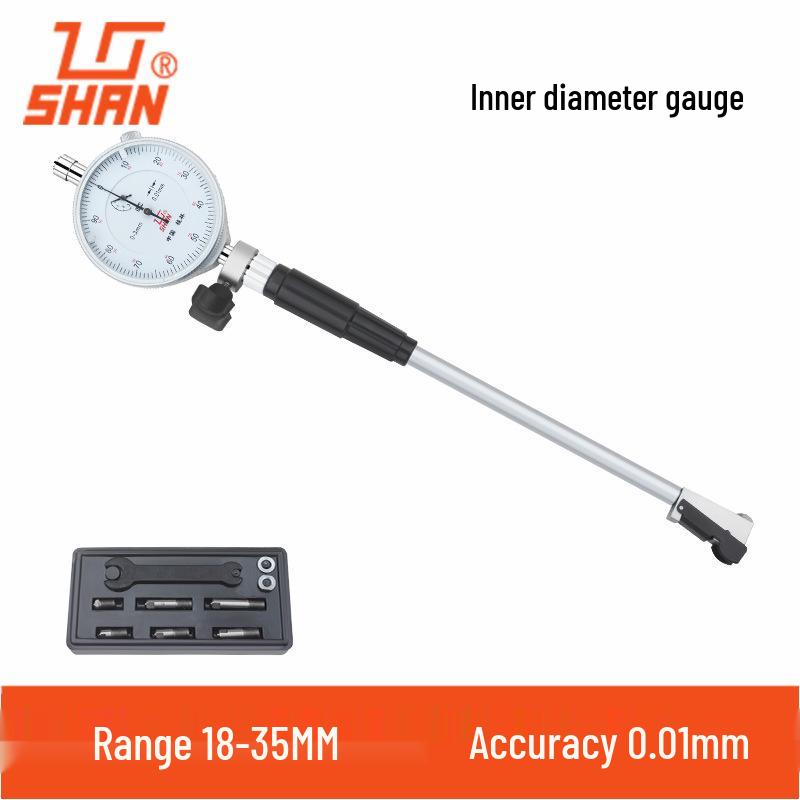 Guilin Guilang Dial Indicator Bore Cylinder Gauge, 18-35-50-160mm