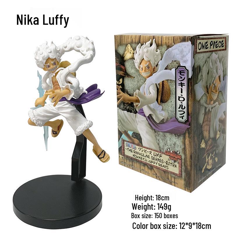 One Piece DXF Sonnengott Nika: Luffy Gear Fifth, Zoro, Sanji, Nami, Chopper, Kid, Killer Figuren.