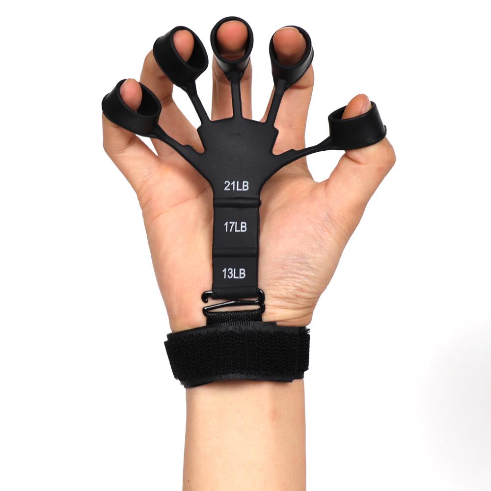 Bc Pet Supplies 5 Finger Hand Therapy Grip Strengthener Silicone Exerciser For Wrist Rehabilitation And Recovery