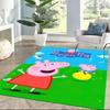 Peppa Pig Garden Adventure Square rugs are a great choice for living rooms, bedrooms, home décor, and as gifts.