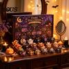 Halloween Advent Surprise Calendar 2026, 24 Day Countdown with Mini Figurines, Tabletop Holiday Decor Collectible Fairy Toy Set for Kids Adults, Party